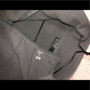 under armor grey quarter zip